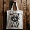Trendy Raccoon SVG Graphic A raccoon character wearing trendy sunglasses in a digital format.