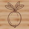 Delicious Radish Vector Illustration Radish vegetable illustration in vector format for commercial or personal use.