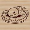 Free Vector Snake Clip Art Design A digital illustration of a snake in vector format for various design uses.