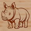 African Safari Animal Vector A large wild animal native to Africa, depicted in vector format.