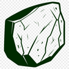 Free SVG Rock Clip Art An SVG graphic representation of a rock suitable for digital design projects.