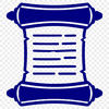 A traditional paper scroll symbolizing achievement and academic success.