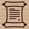 A digital representation of a traditional graduation scroll, designed as a vector art illustration.