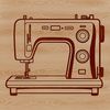 SVG Cutting Machine Design A vector illustration of a sewing machine, ideal for commercial or personal use.