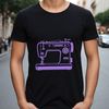 Commercial Quality SVG Sewing Machine Graphic A vector graphic illustration of a sewing machine, ideal for commercial use or personal projects.