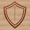 A high-quality digital shield graphic, suitable for vector design projects in Illustrator or Procreate.