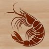 A Shrimp Illustration for Vector Design A detailed illustration of a shrimp, useful for vector design projects.