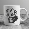 Cute Skunk Design for Free Download A skunk is a type of wild animal known for its distinctive odor.