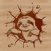 Cute Sloth in Nature A high-quality vector illustration of a sloth in a natural habitat.