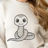 Snake Illustration with Intricate Patterns A colorful illustration of a coiled snake with intricate patterns.