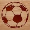 Textured Football Ball Design A white and black football ball with textured pattern, suitable for vector designs and cut-out projects.