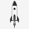 Beautiful Vector Rocket Illustration A futuristic spaceship design in vector format.