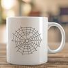 Beautiful Spider Pattern SVG An SVG design element featuring a intricate spider web pattern.