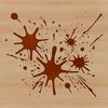 Beautiful Digital Splat Clip Art A colorful splat shape made from vector art, suitable for various digital uses including clip art designs.