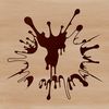 Free Beautiful Clip Art Shape A colorful splat shape with irregular edges and texture, ideal for vector design projects.