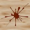 Free Stylized Splatter Shape A stylized graphic representation of a splat, created using vector art.
