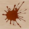 Vibrant Splash Shape A colorful splat shape made up of rounded edges and smooth curves.