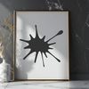 Unique Vector Illustrations A stylized illustration of a splat in various forms, ideal for vector art designs.