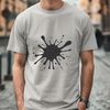 Beautiful Slime Shape Vector A vibrant, circular shape resembling a splat of colorful slime on a clean surface.