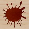 Fun SVG Splatter Graphic Design Colorful splat shape made from vector lines and shapes, suitable for clip art and design projects.