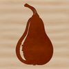 Beautiful Autumn Gourd Illustration A detailed illustration of a squash, suitable for use in digital designs and craft projects.