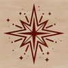 Christmas Star Icon SVG star icon suitable for Christmas designs, xmas decorations, and vector art projects.