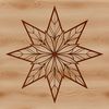 Beautiful Scalable Star Symbol A simple star icon designed as scalable vector graphics, ideal for various applications.