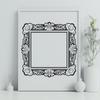 Vector Digital Frame Illustration A digital frame design in vector format, suitable for editing with software like Procreate or Illustrator.
