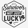 Inspiring quotes for cancer survivors in a clean vector format