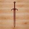 Intricate SVG Sword Art A medieval-style sword design with intricate details, suitable for vector art and cutting machine stencils.