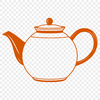 Minimalist Teapot Design Vector A minimalist design illustration of a teapot in vector format.