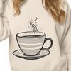 A Classic Cup Design A simple design of a classic teacup with a rounded shape and delicate handle.