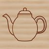 Traditional Teapot Design Vector Art A traditional teapot design with a spout and handle, suitable for vector art projects.