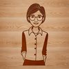 Educator Icon in Simple Line Art A simple vector graphic of a teacher figure, suitable for educational or design use.