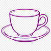 A Teacup Design for Cutting Machines A simple teacup design suitable for cutting machines and vector graphics.