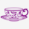 Stylized Teacup Illustration A stylized teacup illustration designed for digital use.