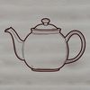 Beautiful SVG Tea Accessory High-resolution graphic of a teapot suitable for digital design projects.
