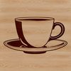 Traditional Teacup Design A high-quality SVG design of a traditional teacup, perfect for digital crafts and commercial projects.