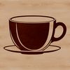 Delicate Teacup Vector Art A simple vector illustration of a teacup, designed for use in digital design projects.
