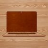 Modern Laptop Design Vector A modern laptop with a sleek design, featuring a keyboard, screen, and various ports.