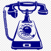 Telephone illustration created in vector format, suitable for graphic design and digital printing.