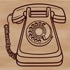 Sleek Telephone Design A digital illustration of a modern telephone with sleek lines and buttons.