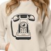 An illustration of a telephone in vector format.