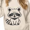 An SVG design featuring a stylized raccoon illustration for various applications.