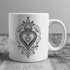 Sacred Heart SVG Icon An SVG icon of the Sacred Heart symbol, suitable for web design and digital projects.