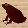 Free Wild Animal SVG Icon An SVG icon of a toad designed with scalable vector graphics for printing and design applications.