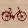 A detailed illustration of a bicycle, designed as vector art for various uses.