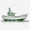 Digital Boat Vector Art A digital boat illustration in vector format.