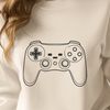 Pixel Perfect Game Controller Icon An iconographic representation of a video game controller featuring a rectangular body and directional inputs.