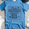 A collection of inspiring quotes advocating against war and promoting peace.